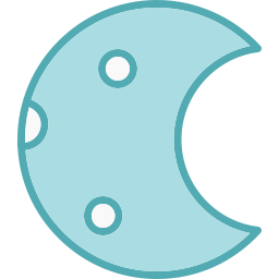 Moon phase icon