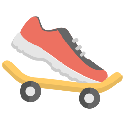 Skate shoes icon