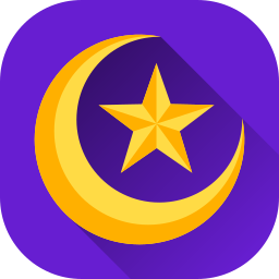 Moon and stars icon