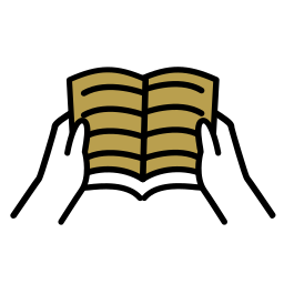 Reading book icon