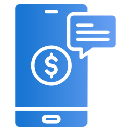 Mobile banking icon