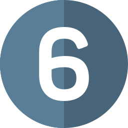 Number 6 icon