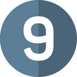 Number 9 icon