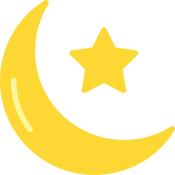 Crescent moon icon