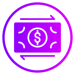 Money transaction icon