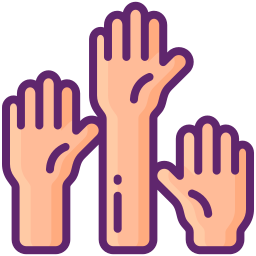 Raise hand icon