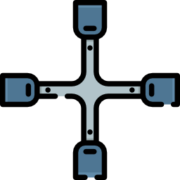 Cross wrench icon