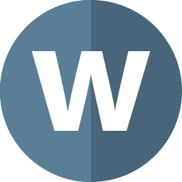 Letter w icon