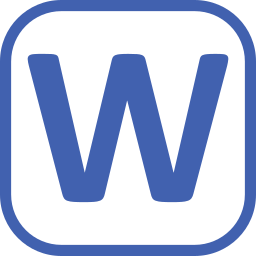 Letter w icon