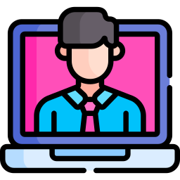 Online meeting icon