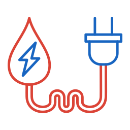 Water energy icon