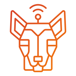 Robot dog icon