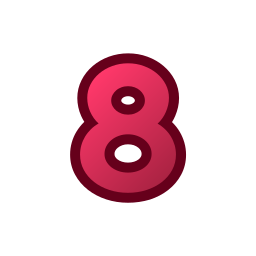 Number 8 icon