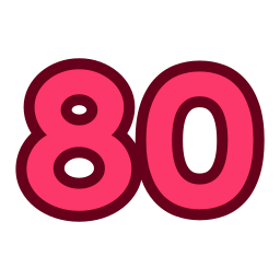 80 Ícone