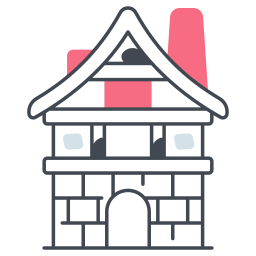 Medieval house icon