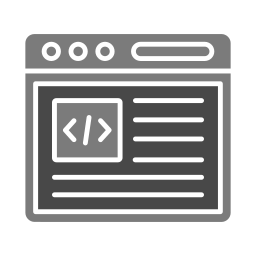 Web coding icon