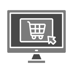 Online shopping icon