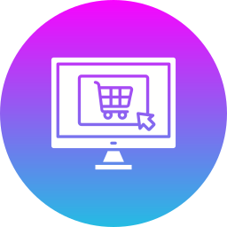 Online shopping icon