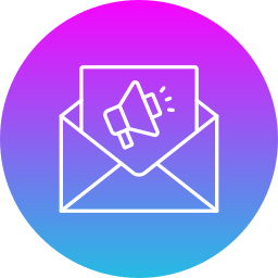 Email marketing icon