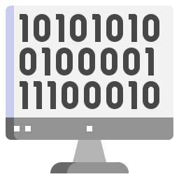 Binary code icon