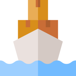 Cargo ship icon