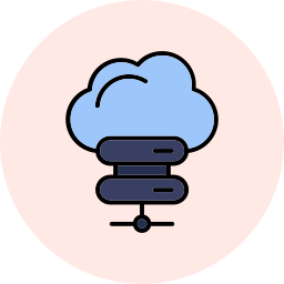 Cloud storage icon