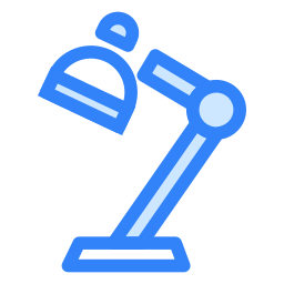 Study lamp icon