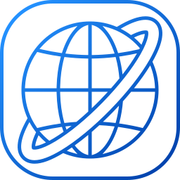 Earth globe icon