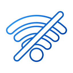 nessuna connessione wi-fi icona