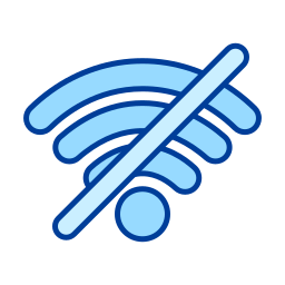 nessuna connessione wi-fi icona