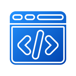 Web programming icon