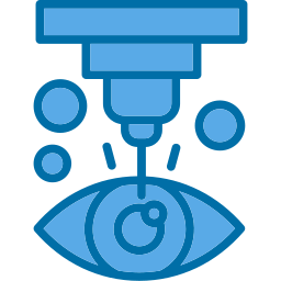 cirurgia a laser Ícone
