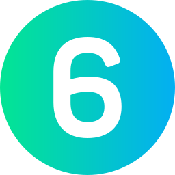 número 6 Ícone