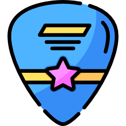 Guitar pick icon