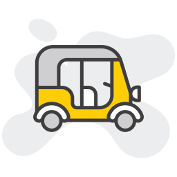 Auto ricksaw icon