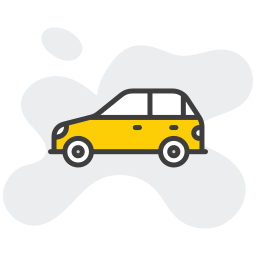 Hatchback car icon