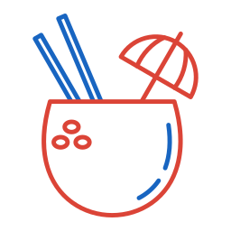 Coconut drink icon