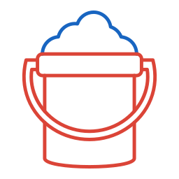 Sand bucket icon