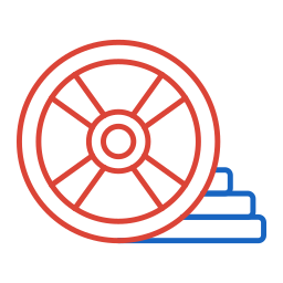 Weight plates icon