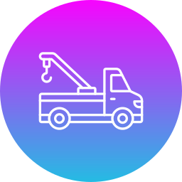 Crane truck icon