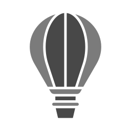 Hot air balloon icon