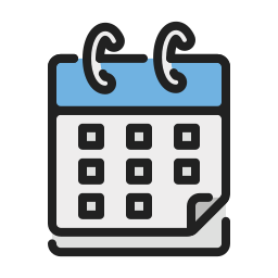 Calendar date icon