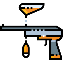 pistolet de paintball Icône
