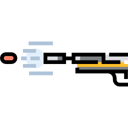 pistolet de paintball Icône