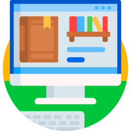 Online library icon