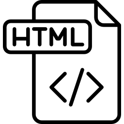 html 문서 icon