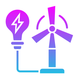 Wind power icon