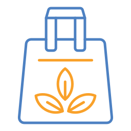 Eco bag icon