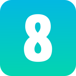 Number 8 icon