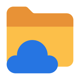 Cloud folder icon